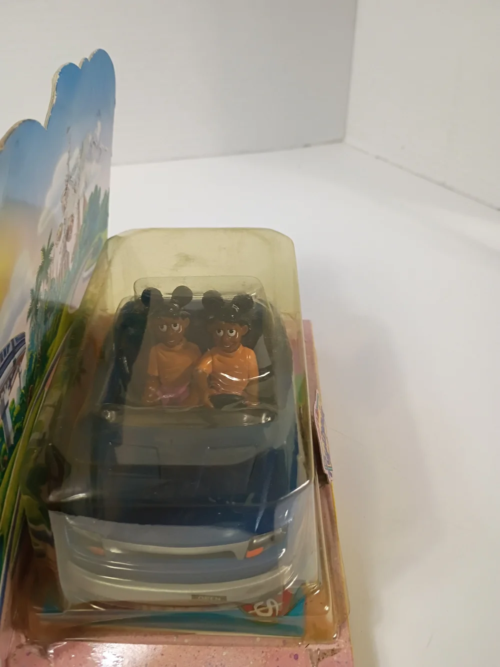 The Chevron Cars Autopia Cars Disneyland Retired - Stickers & Postcard 2000